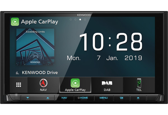 Изображение Kenwood, DNX-9190DABS 2-DIN DVD multimedija su navigacija, Bluetoo                                                                                    